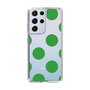 スリムプロテクションケース［ シンプルドット - Green ］