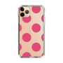 スリムプロテクションケース［ シンプルドット - Pink ］