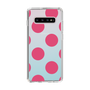 スリムプロテクションケース［ シンプルドット - Pink ］