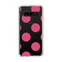 スリムプロテクションケース［ シンプルドット - Pink ］