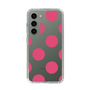 スリムプロテクションケース［ シンプルドット - Pink ］