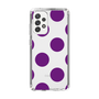 スリムプロテクションケース［ シンプルドット - Purple ］