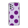 スリムプロテクションケース［ シンプルドット - Purple ］