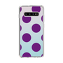 スリムプロテクションケース［ シンプルドット - Purple ］