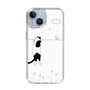 スリムプロテクションケース［ 夢中に覗く三毛ねこ ］