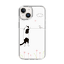 スリムプロテクションケース［ 夢中に覗く三毛ねこ ］