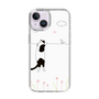 スリムプロテクションケース［ 夢中に覗く三毛ねこ ］