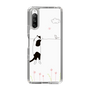 スリムプロテクションケース［ 夢中に覗く三毛ねこ ］
