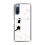 スリムプロテクションケース［ 夢中に覗く三毛ねこ ］