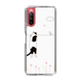 スリムプロテクションケース［ 夢中に覗く三毛ねこ ］