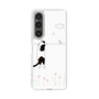 スリムプロテクションケース［ 夢中に覗く三毛ねこ ］