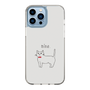 スリムプロテクションケース［ 蝶ネクタイねこ - White ］