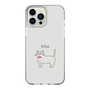 スリムプロテクションケース［ 蝶ネクタイねこ - White ］