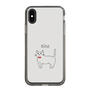 スリムプロテクションケース［ 蝶ネクタイねこ - White ］