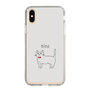 スリムプロテクションケース［ 蝶ネクタイねこ - White ］