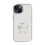 スリムプロテクションケース［ 蝶ネクタイねこ - White ］