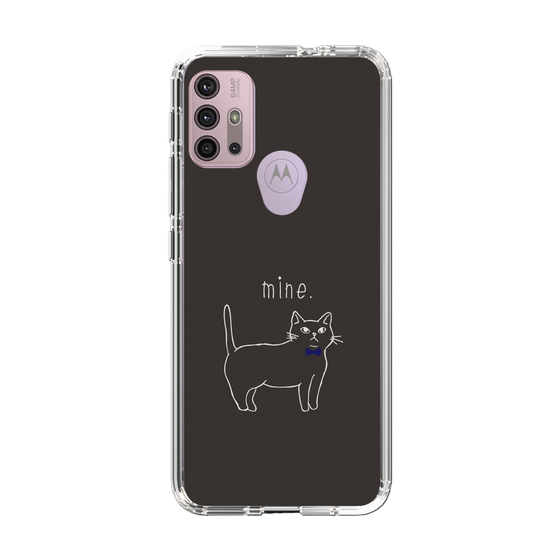 スリムプロテクションケース［ 蝶ネクタイねこ - Black ］