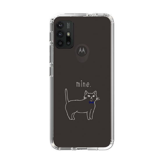 スリムプロテクションケース［ 蝶ネクタイねこ - Black ］