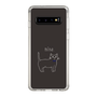 スリムプロテクションケース［ 蝶ネクタイねこ - Black ］