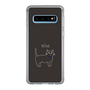 スリムプロテクションケース［ 蝶ネクタイねこ - Black ］