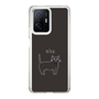 スリムプロテクションケース［ 蝶ネクタイねこ - Black ］