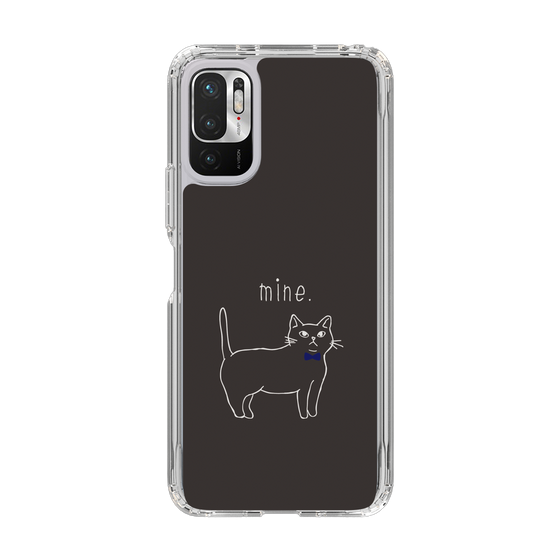 スリムプロテクションケース［ 蝶ネクタイねこ - Black ］