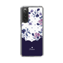 スリムプロテクションケース［ ツインドットフラワー - Navy ］