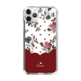 スリムプロテクションケース［ ツインドットフラワー - Red ］
