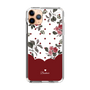 スリムプロテクションケース［ ツインドットフラワー - Red ］