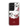 スリムプロテクションケース［ ツインドットフラワー - Red ］