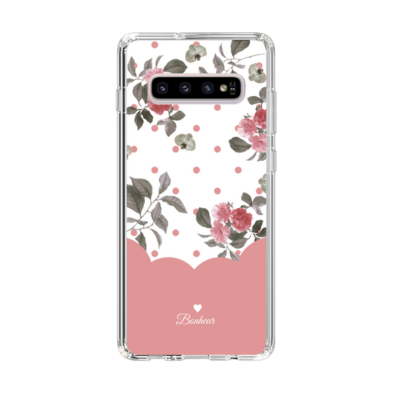 スリムプロテクションケース［ ツインドットフラワー - Pink ］