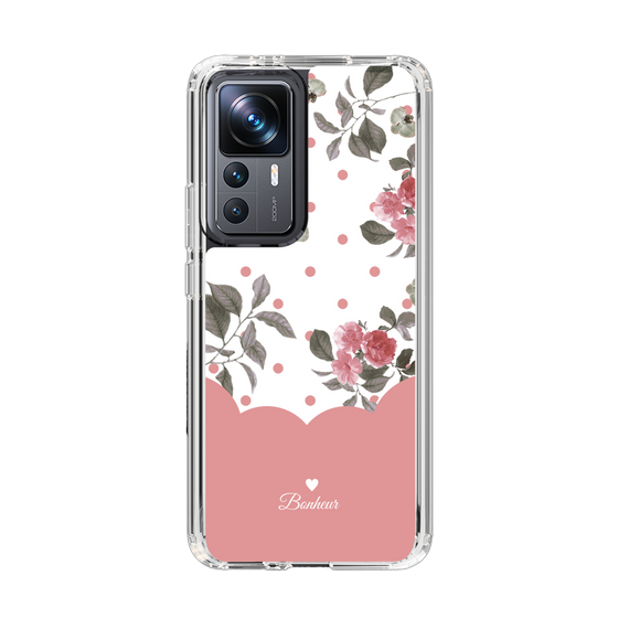 スリムプロテクションケース［ ツインドットフラワー - Pink ］
