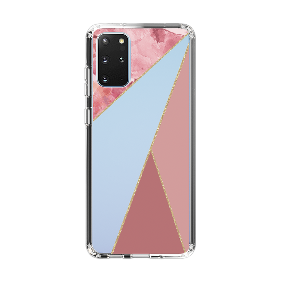 スリムプロテクションケース［ マーブルトライアングルパレット - Pink ］