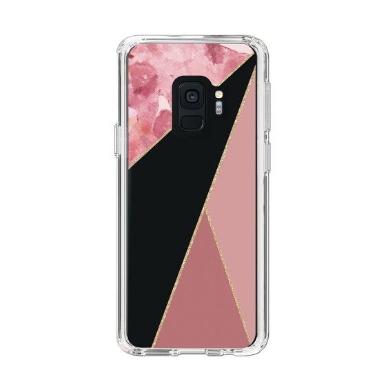 スリムプロテクションケース［ マーブルトライアングルパレット - Pink ］