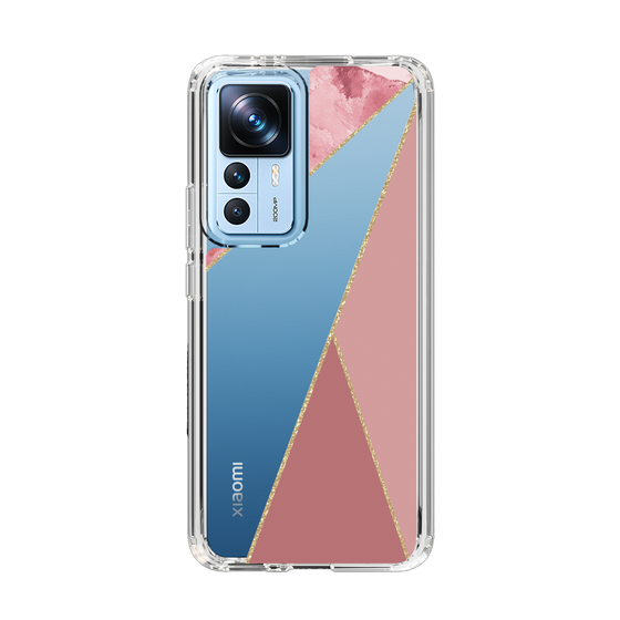 スリムプロテクションケース［ マーブルトライアングルパレット - Pink ］