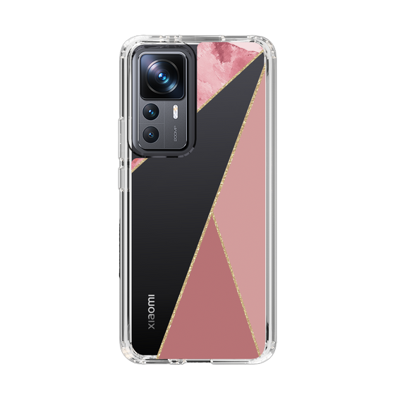 スリムプロテクションケース［ マーブルトライアングルパレット - Pink ］