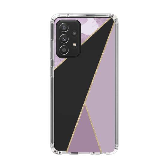 スリムプロテクションケース［ マーブルトライアングルパレット - Purple ］