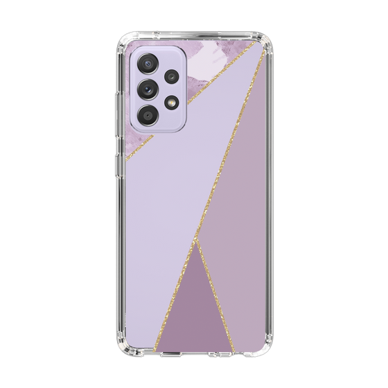 スリムプロテクションケース［ マーブルトライアングルパレット - Purple ］