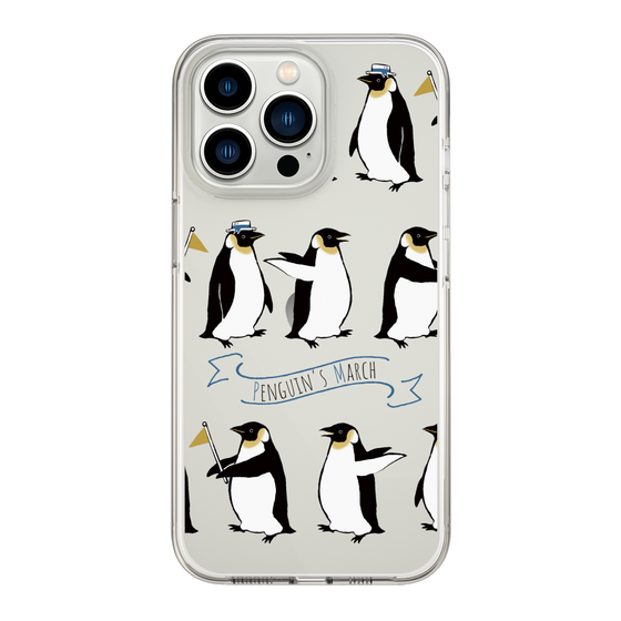 スリムプロテクションケース［ キュートペンギンマーチ ］