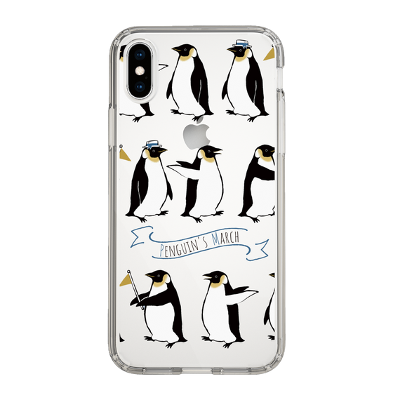 スリムプロテクションケース［ キュートペンギンマーチ ］