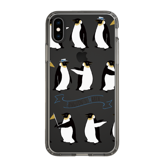スリムプロテクションケース［ キュートペンギンマーチ ］