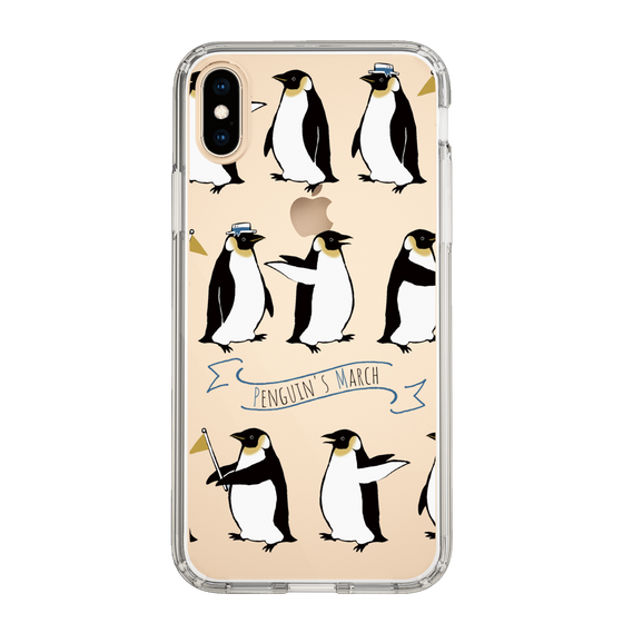 スリムプロテクションケース［ キュートペンギンマーチ ］