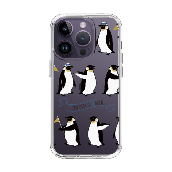 スリムプロテクションケース［ キュートペンギンマーチ ］