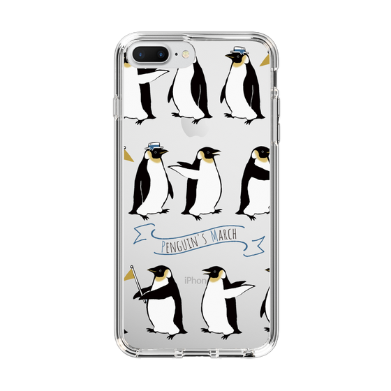 スリムプロテクションケース［ キュートペンギンマーチ ］