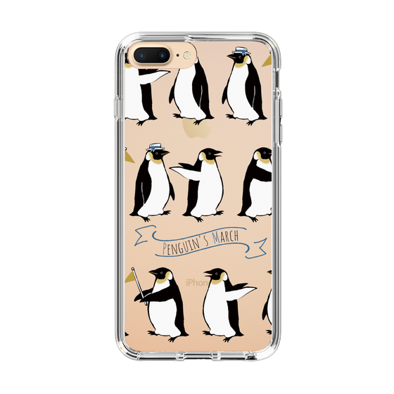 スリムプロテクションケース［ キュートペンギンマーチ ］