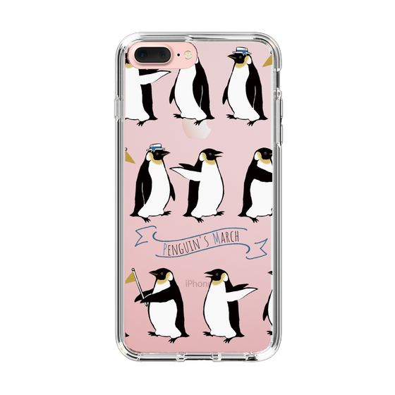 スリムプロテクションケース［ キュートペンギンマーチ ］