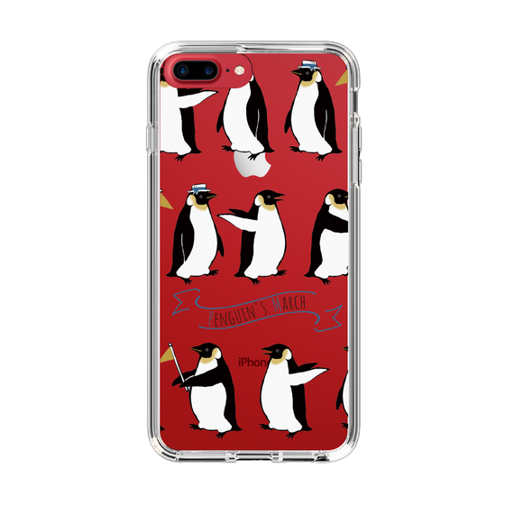 スリムプロテクションケース［ キュートペンギンマーチ ］