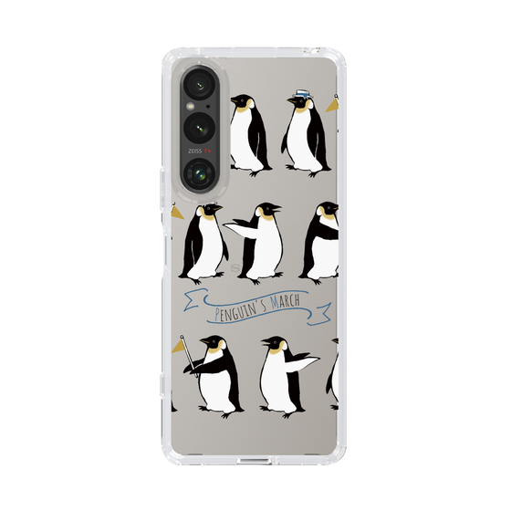 スリムプロテクションケース［ キュートペンギンマーチ ］