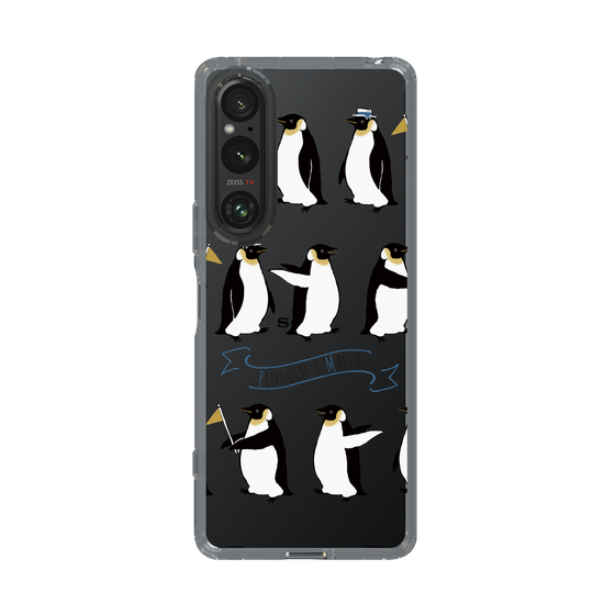 スリムプロテクションケース［ キュートペンギンマーチ ］