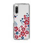 スリムプロテクションケース［ 北欧フラワーバード ］
